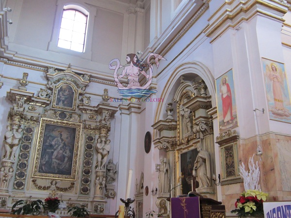 Salice Salentino, chiesa matrice, interni.