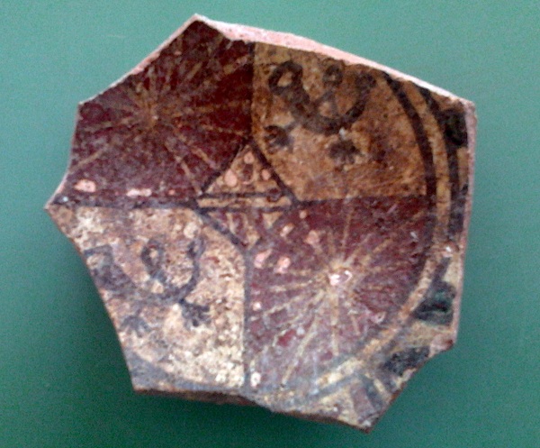 ceramica medievale stemma orsini del balzo
