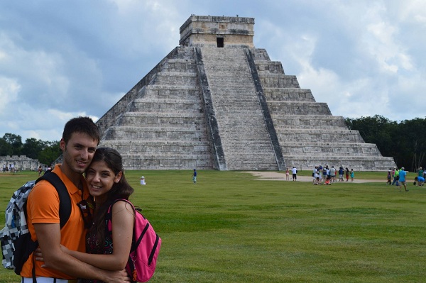 Piramide de Kukulkán, Chichen Itza, Yucatán, México