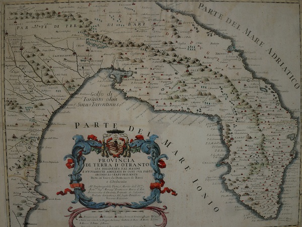 antiche mappe di terra d'otranto 1